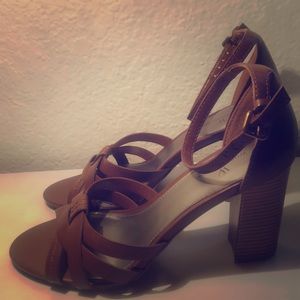 Worthington Womens Beckwith Heeled Sandals